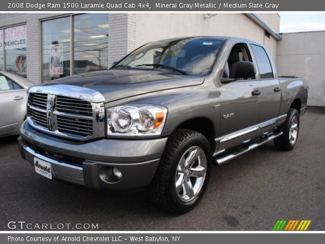 2008 Dodge Ram 1500 Laramie Quad Cab 4x4 in Mineral Gray Metallic