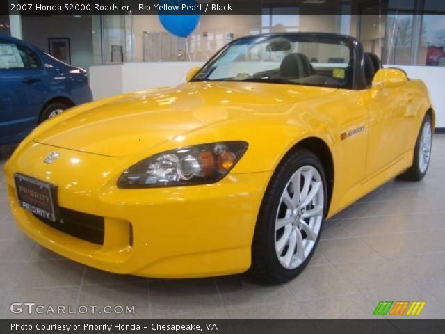 2007 Honda S2000 Roadster in Rio Yellow Pearl