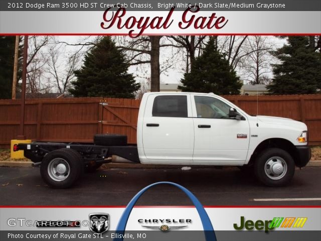 2012 Dodge Ram 3500 HD ST Crew Cab Chassis in Bright White