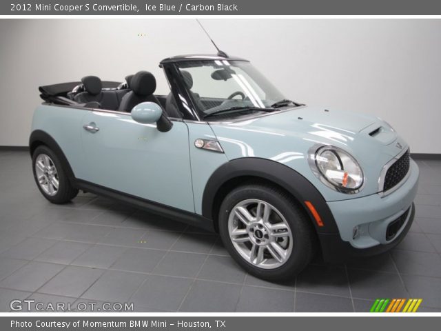 2012 Mini Cooper S Convertible in Ice Blue