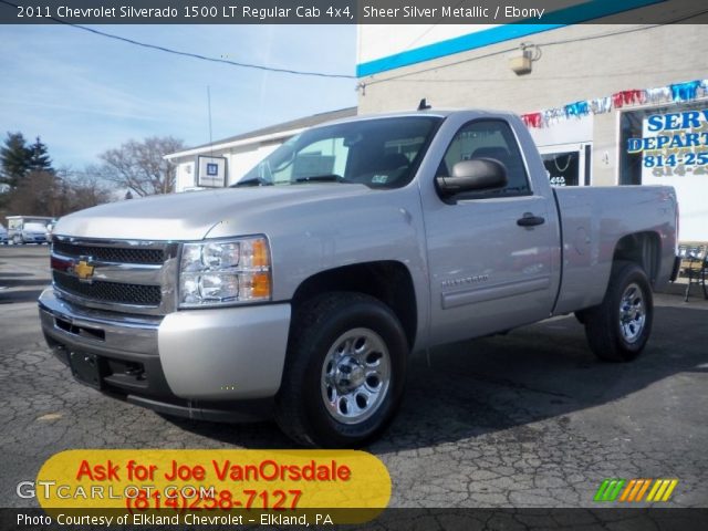 2011 Chevrolet Silverado 1500 LT Regular Cab 4x4 in Sheer Silver Metallic