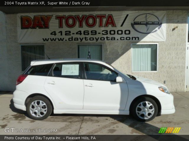 2004 Toyota Matrix XR in Super White