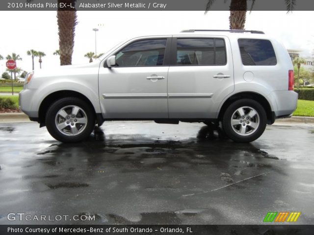 2010 Honda Pilot EX-L in Alabaster Silver Metallic