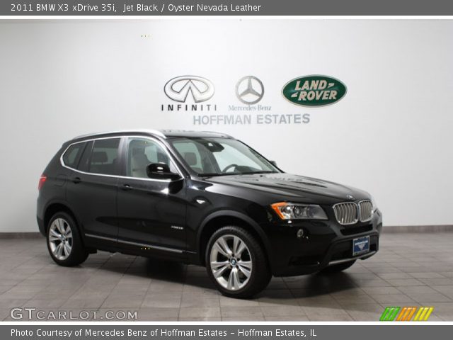 2011 BMW X3 xDrive 35i in Jet Black