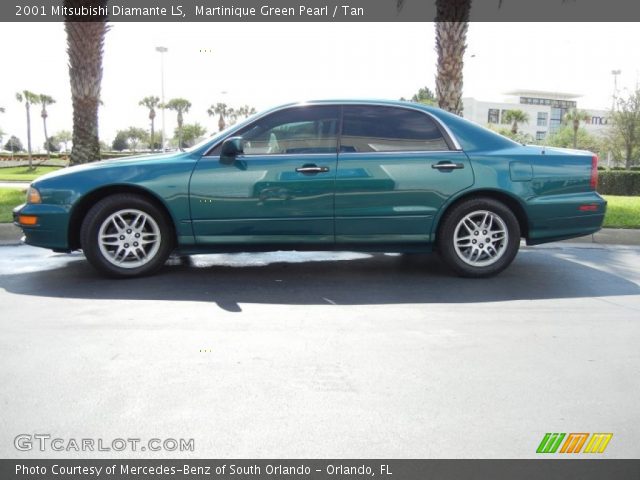 2001 Mitsubishi Diamante LS in Martinique Green Pearl