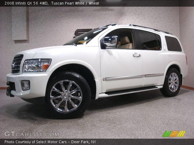 2008 Infiniti QX 56 4WD in Tuscan Pearl White