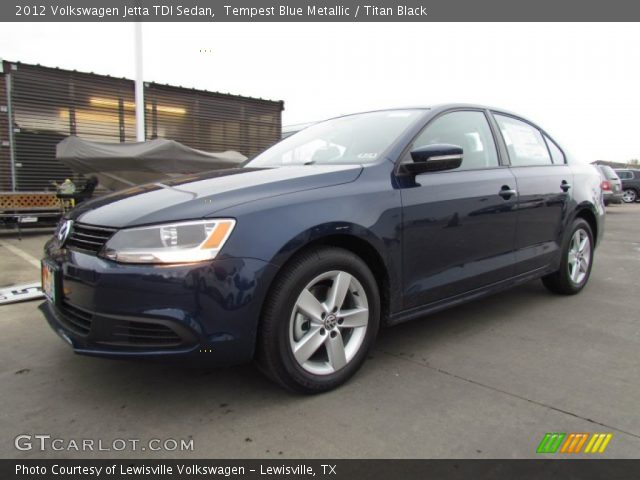 2012 Volkswagen Jetta TDI Sedan in Tempest Blue Metallic