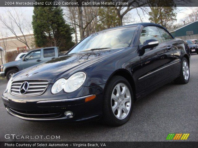 2004 Mercedes-Benz CLK 320 Cabriolet in Capri Blue Metallic