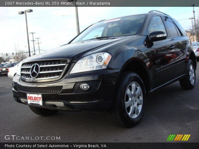 2007 Mercedes-Benz ML 350 4Matic in Black