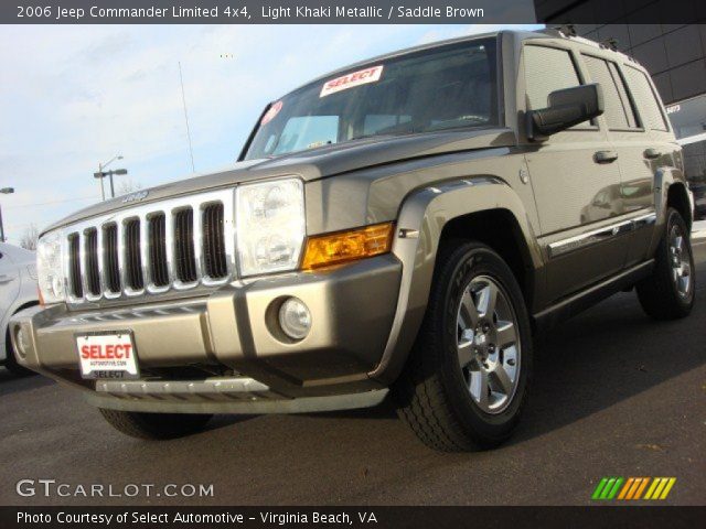 2006 Jeep Commander Limited 4x4 in Light Khaki Metallic