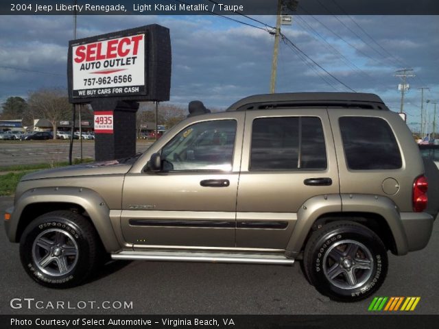 2004 Jeep Liberty Renegade in Light Khaki Metallic