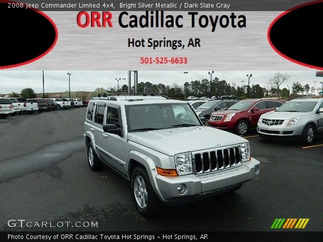 2008 Jeep Commander Limited 4x4 in Bright Silver Metallic