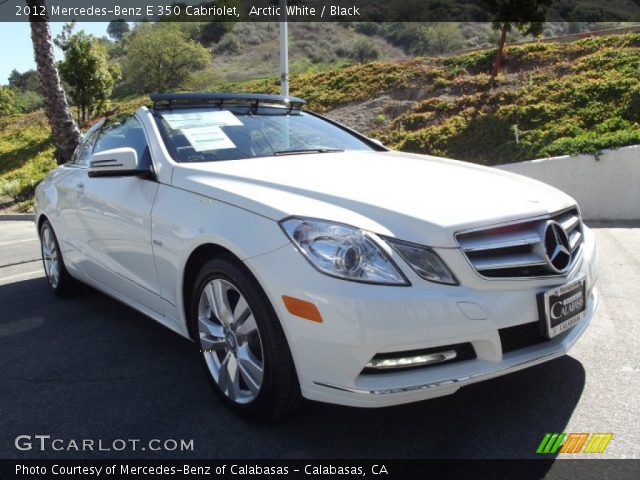 2012 Mercedes-Benz E 350 Cabriolet in Arctic White