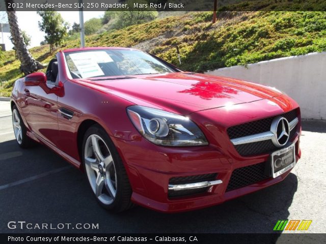 2012 Mercedes-Benz SLK 250 Roadster in Mars Red