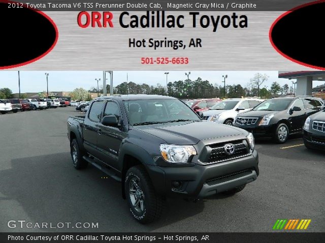 2012 Toyota Tacoma V6 TSS Prerunner Double Cab in Magnetic Gray Mica