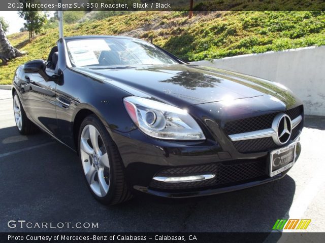 2012 Mercedes-Benz SLK 350 Roadster in Black