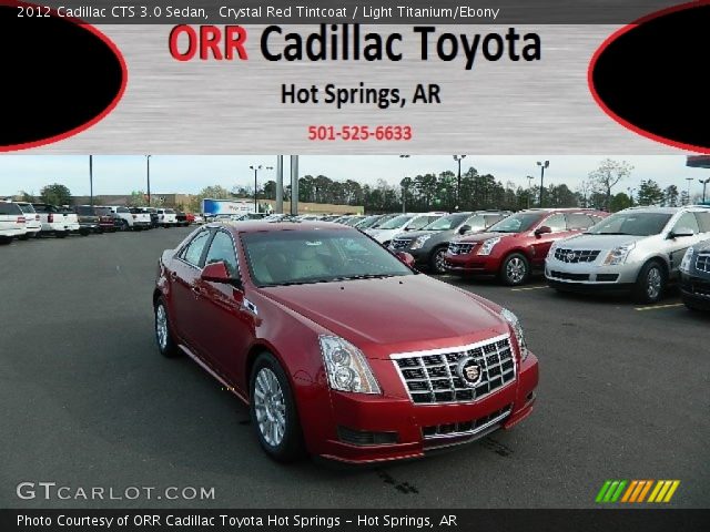 2012 Cadillac CTS 3.0 Sedan in Crystal Red Tintcoat