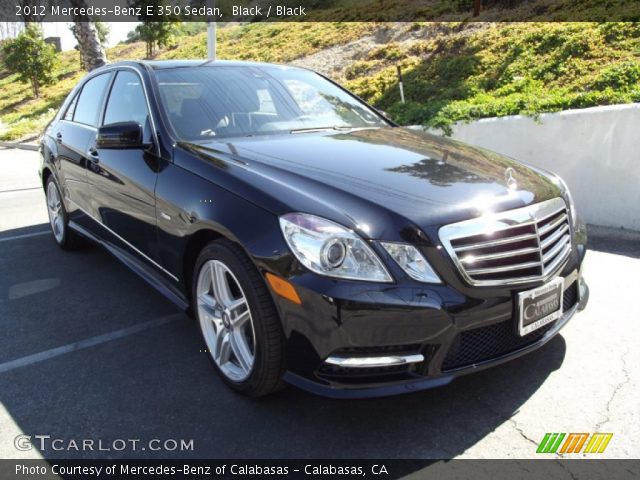 2012 Mercedes-Benz E 350 Sedan in Black