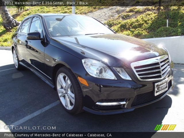 2012 Mercedes-Benz E 350 Sedan in Black