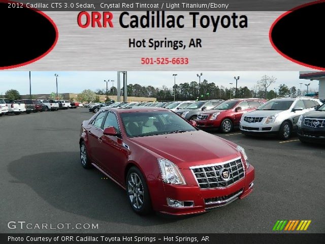 2012 Cadillac CTS 3.0 Sedan in Crystal Red Tintcoat