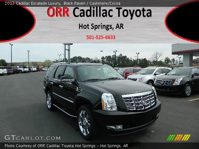 2012 Cadillac Escalade Luxury in Black Raven