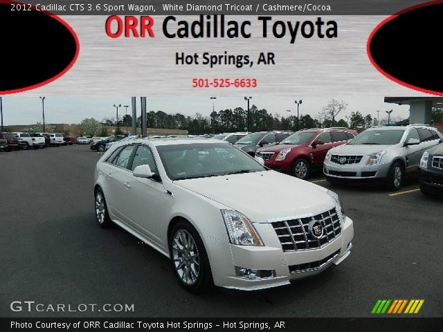 2012 Cadillac CTS 3.6 Sport Wagon in White Diamond Tricoat