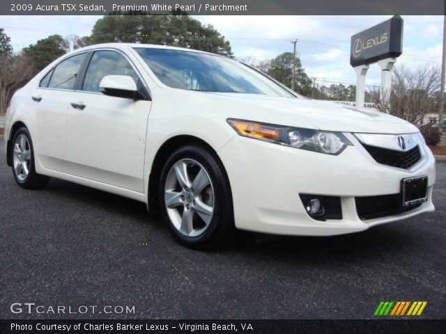2009 Acura TSX Sedan in Premium White Pearl