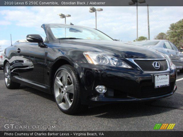2010 Lexus IS 250C Convertible in Obsidian Black