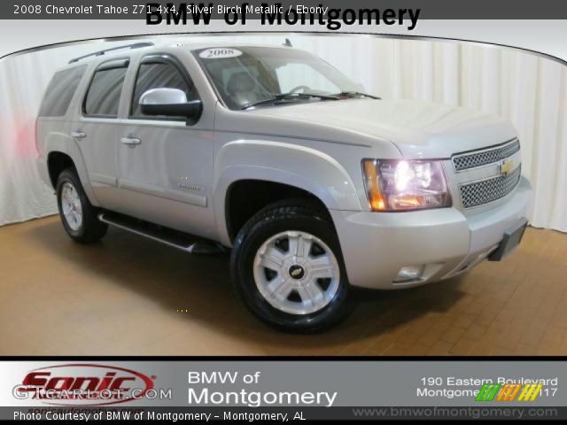 2008 Chevrolet Tahoe Z71 4x4 in Silver Birch Metallic