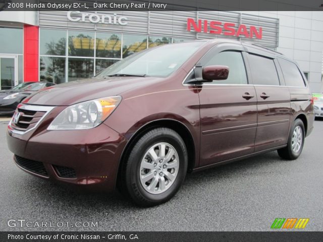 2008 Honda Odyssey EX-L in Dark Cherry Pearl