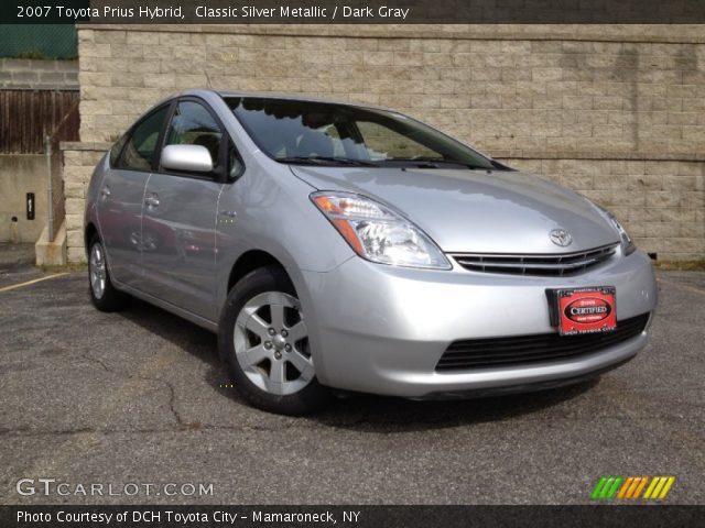 2007 Toyota Prius Hybrid in Classic Silver Metallic