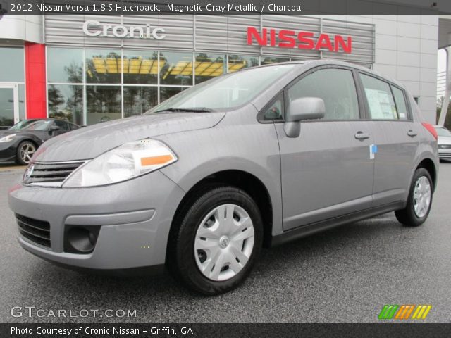 2012 Nissan Versa 1.8 S Hatchback in Magnetic Gray Metallic