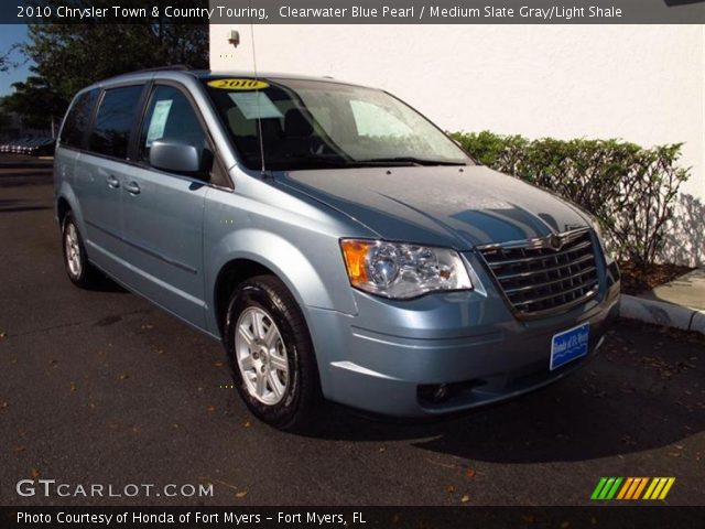 2010 Chrysler Town & Country Touring in Clearwater Blue Pearl