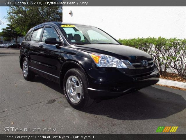 2010 Honda CR-V LX in Crystal Black Pearl