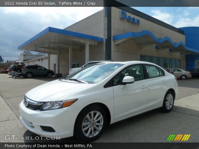 2012 Honda Civic EX Sedan in Taffeta White