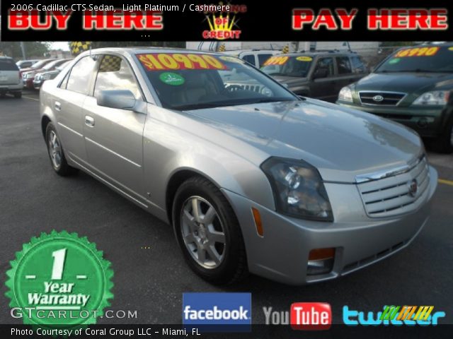 2006 Cadillac CTS Sedan in Light Platinum