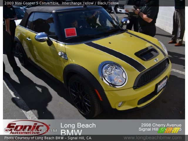 2009 Mini Cooper S Convertible in Interchange Yellow