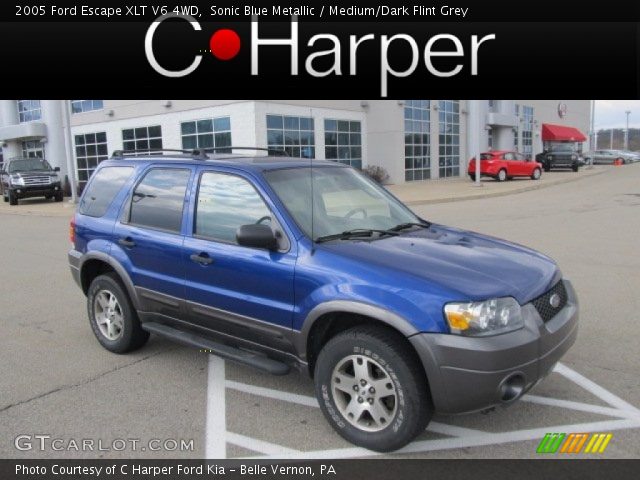 2005 Ford Escape XLT V6 4WD in Sonic Blue Metallic