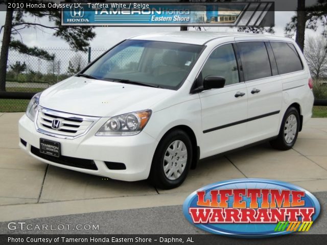2010 Honda Odyssey LX in Taffeta White