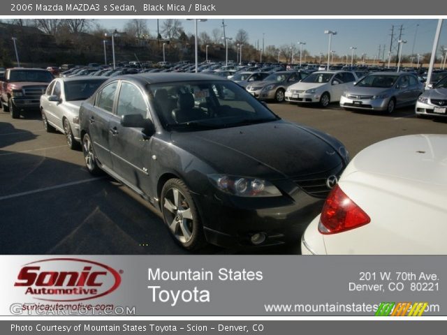 2006 Mazda MAZDA3 s Sedan in Black Mica