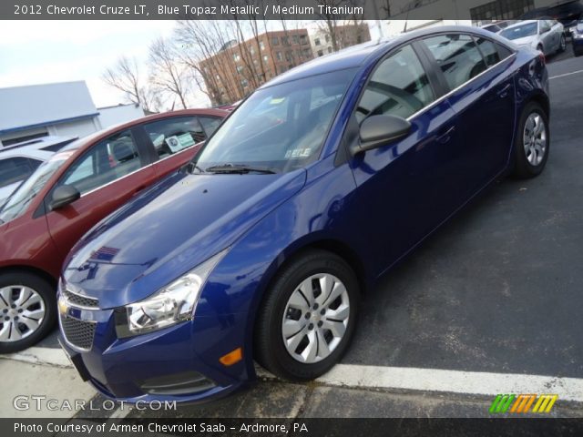 2012 Chevrolet Cruze LT in Blue Topaz Metallic