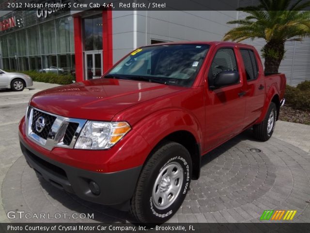2012 Nissan Frontier S Crew Cab 4x4 in Red Brick