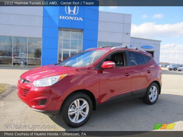 2012 Hyundai Tucson GLS AWD in Garnet Red