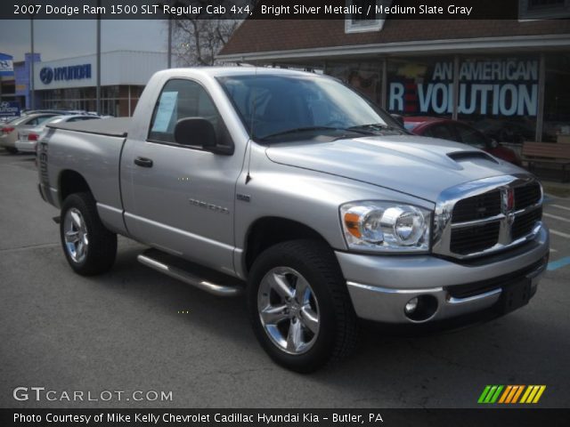 2007 Dodge Ram 1500 SLT Regular Cab 4x4 in Bright Silver Metallic