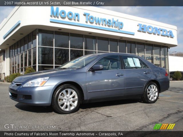 2007 Honda Accord LX V6 Sedan in Cool Blue Metallic