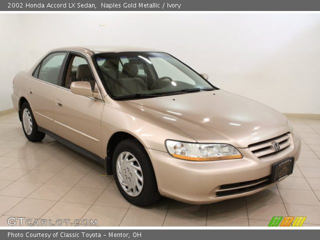 2002 Honda Accord LX Sedan in Naples Gold Metallic