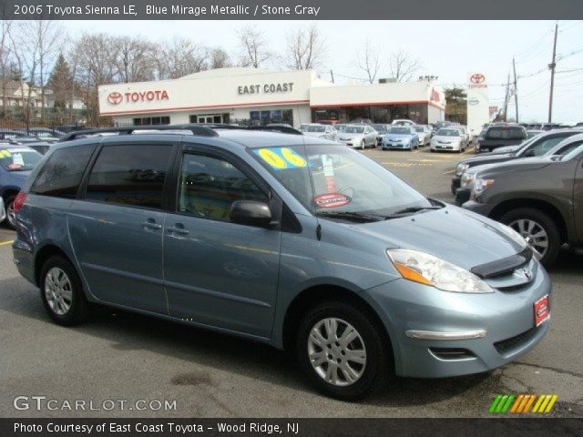 2006 Toyota Sienna LE in Blue Mirage Metallic