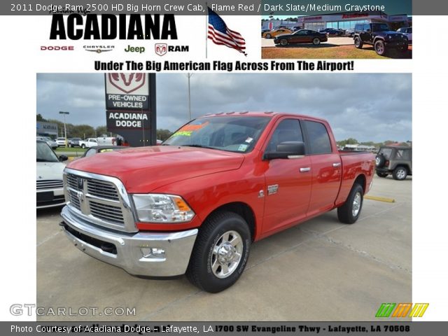 2011 Dodge Ram 2500 HD Big Horn Crew Cab in Flame Red