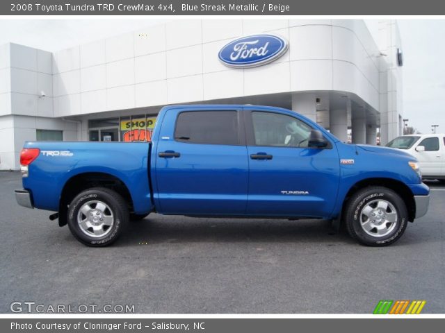 2008 Toyota Tundra TRD CrewMax 4x4 in Blue Streak Metallic