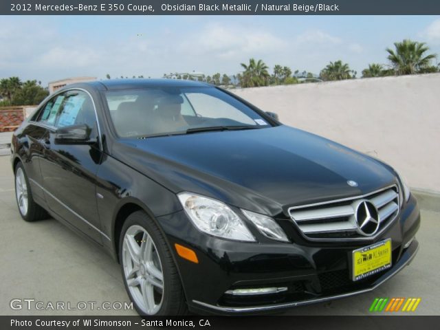 2012 Mercedes-Benz E 350 Coupe in Obsidian Black Metallic